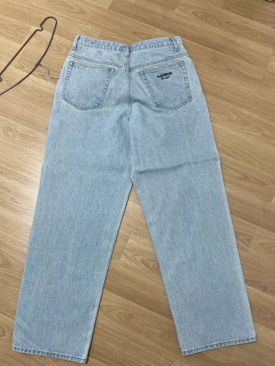 supreme rigid baggy jean indigo denim 36 Supreme Rigid Baggy